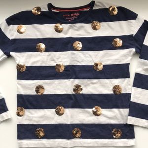Mini Boden Sparkly Party Tee